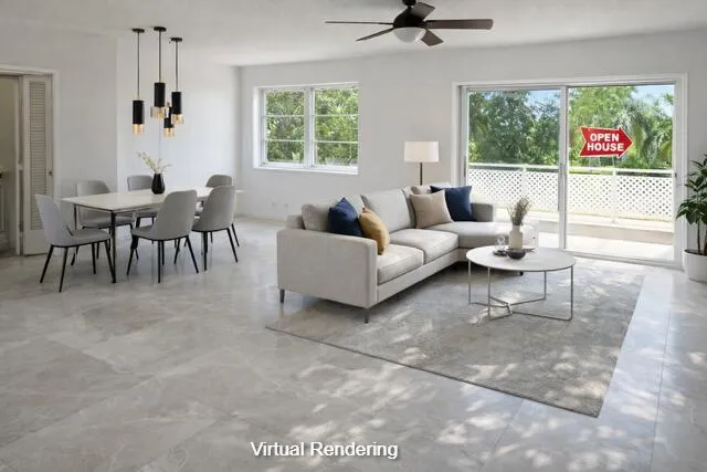 Virtual Rendering of Living room