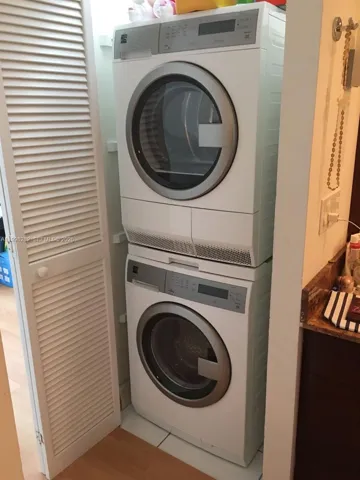 Laundry inside unit