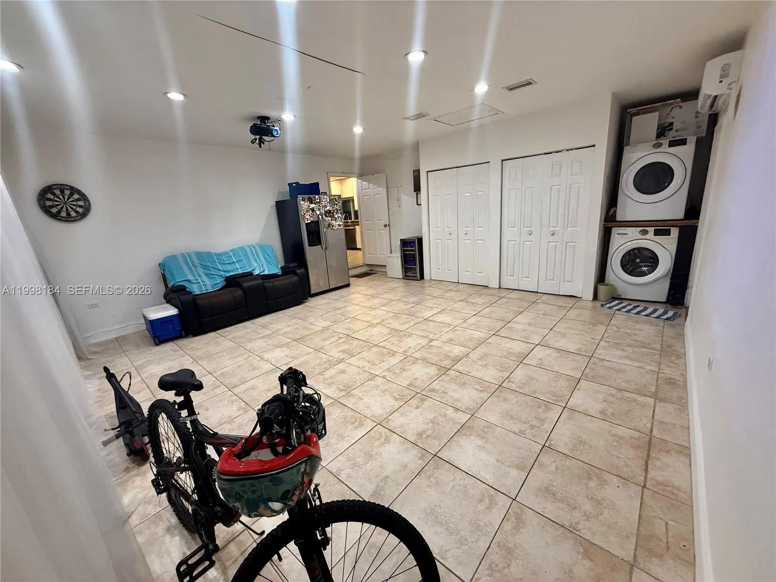 Washer and Dryer in Garage
