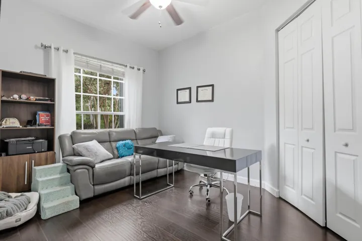 Bedroom #4 shown as office