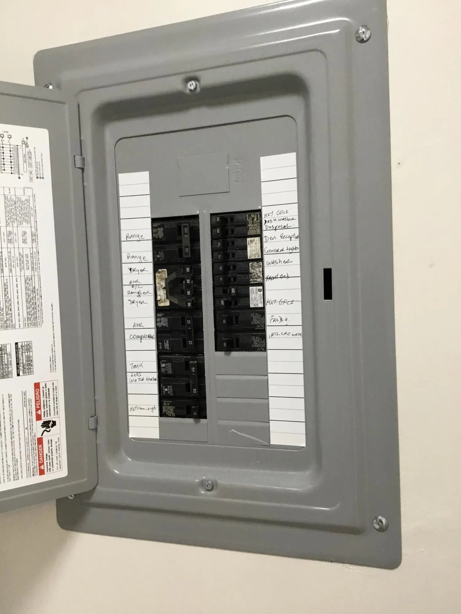 Newer electric panel