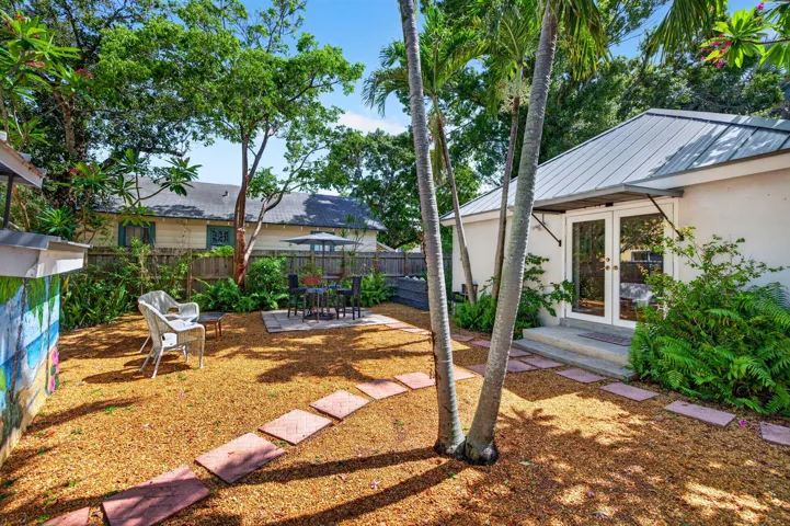 Backyard has room for pool
