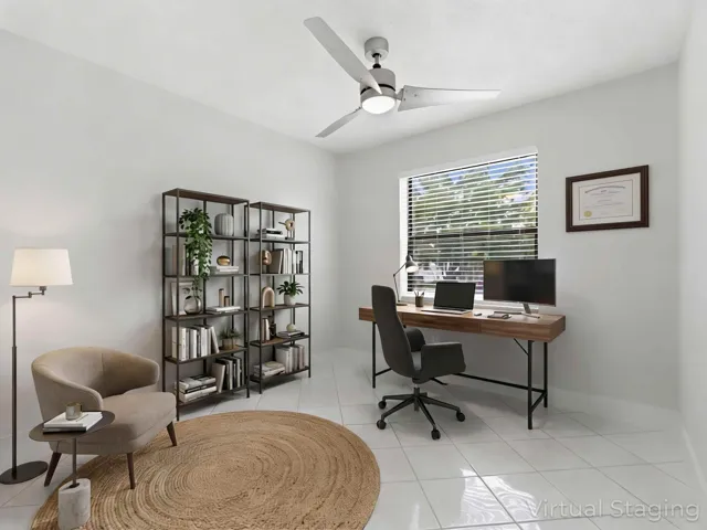 Home Office - Den Staged