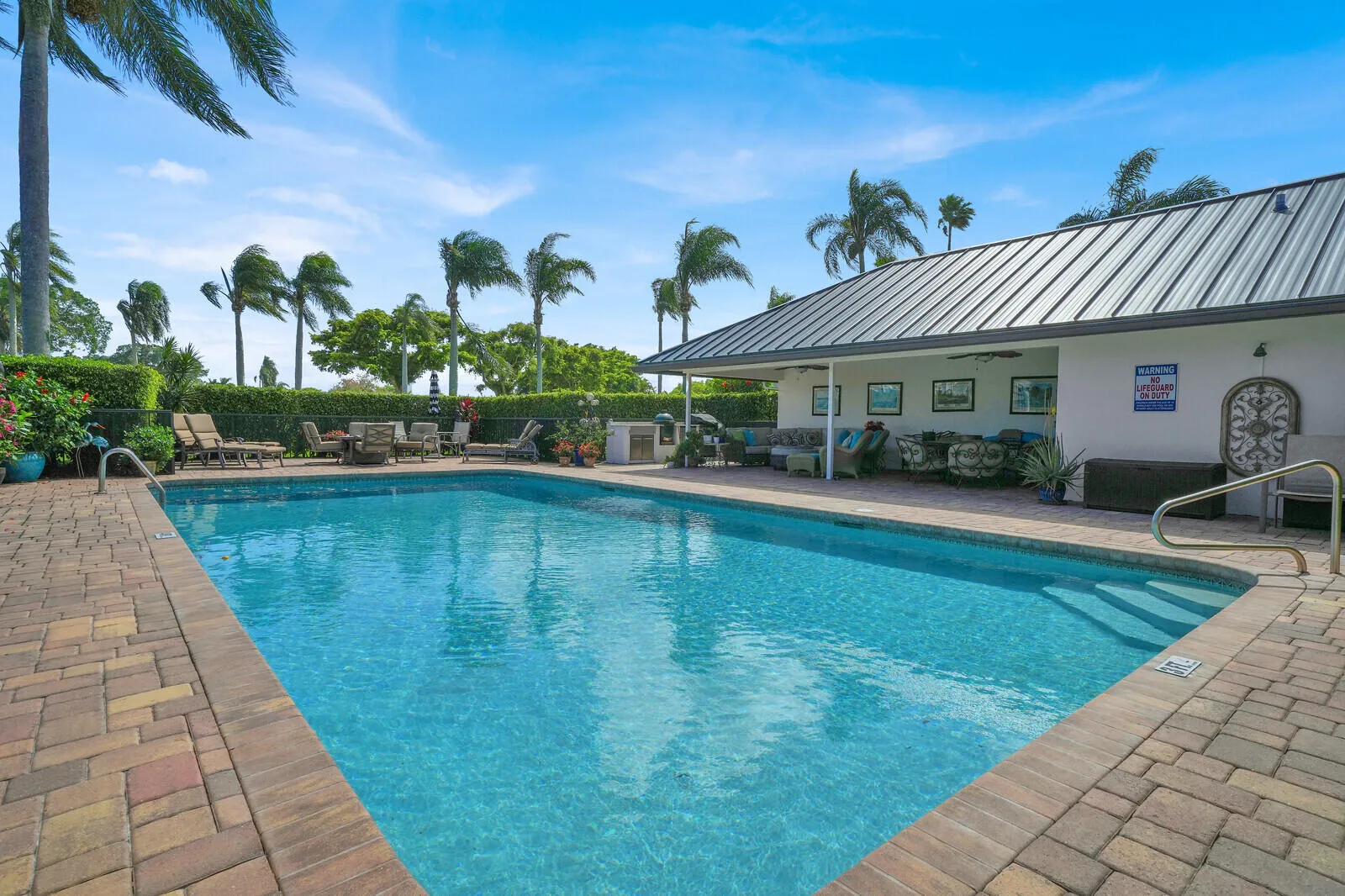 Community heated pool