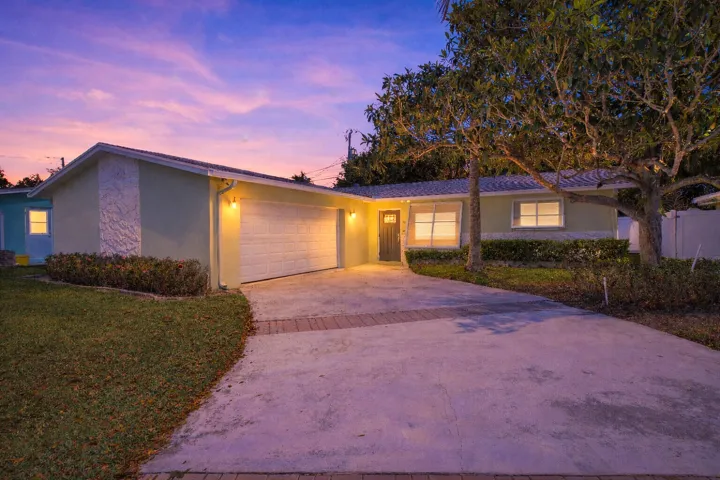 Front Exterior at Twilight