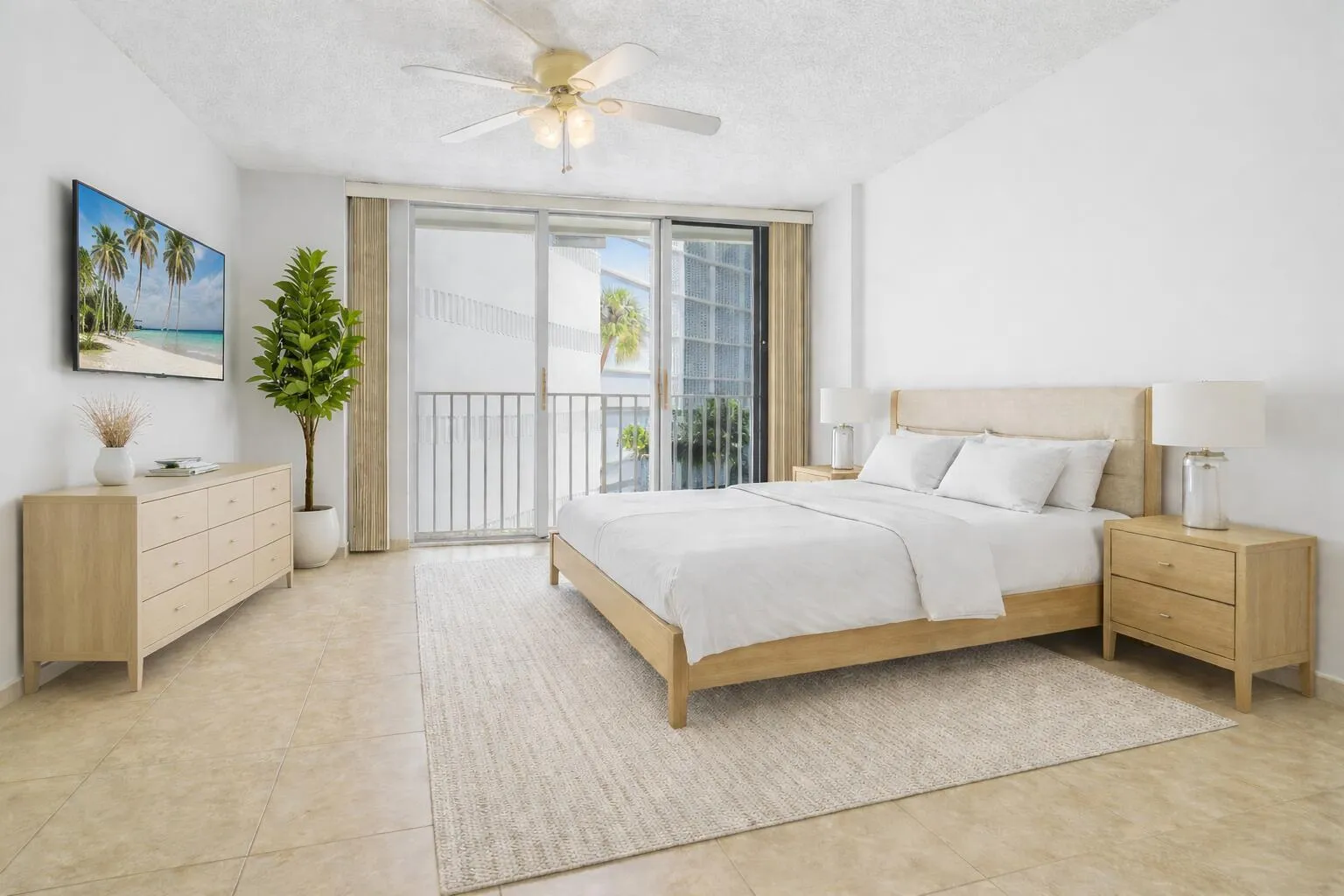 master bedroom STAGED