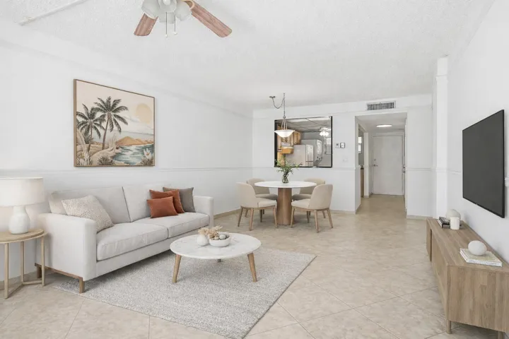 staged living room
