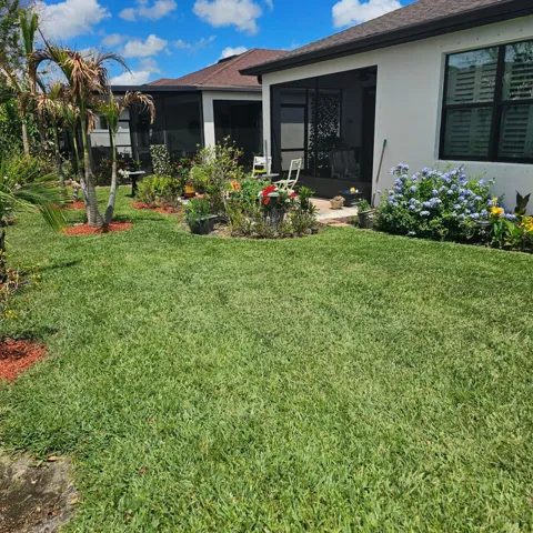 Yard with view of Screen porch