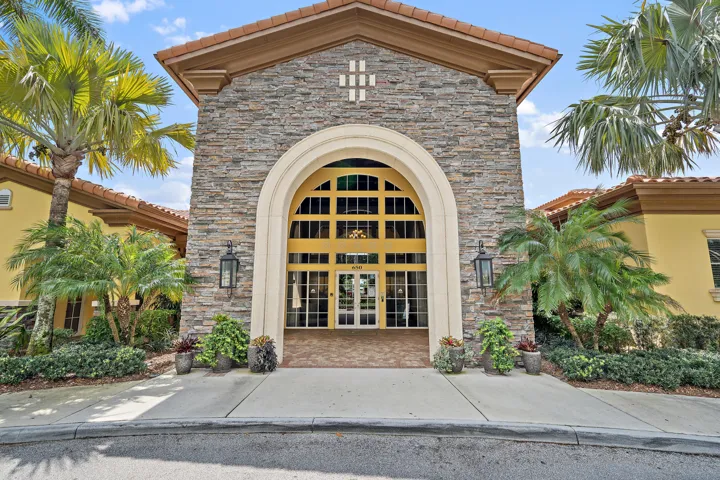 Evergrene's Clubhouse Entrance