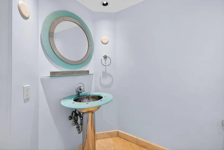 Elegant Guest Powder Room