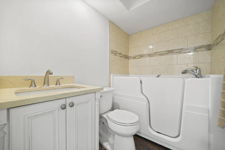 Secondary Bathroom with Walk-In Jacuzzi Tub