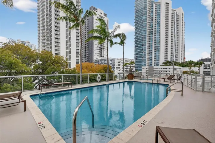 Southeast view of pool