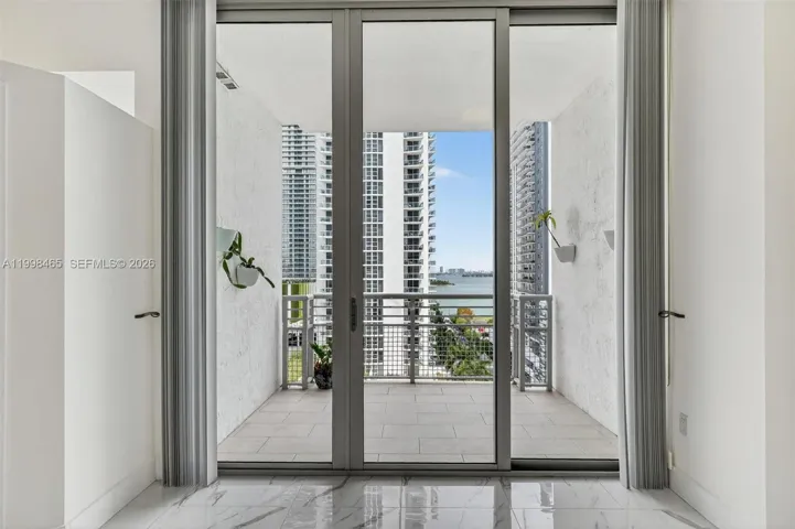 View towards balcony
