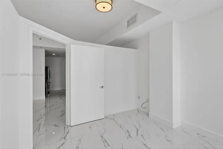 View from bedroom to living area