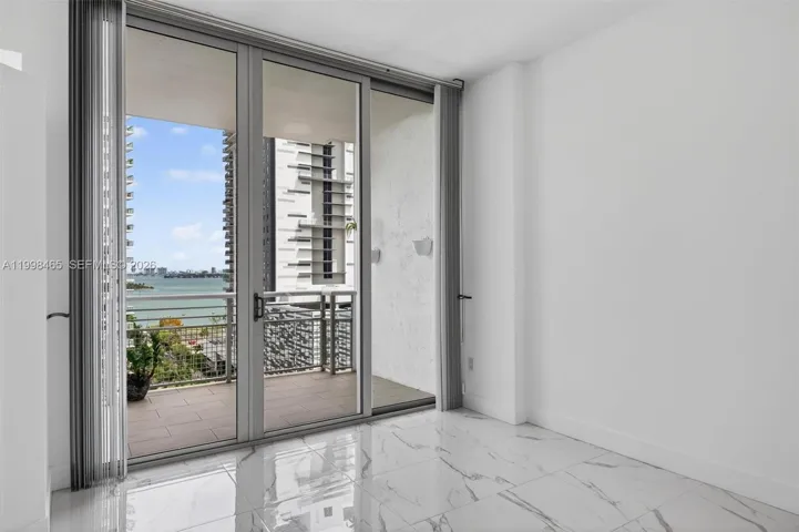 Looking east to balcony