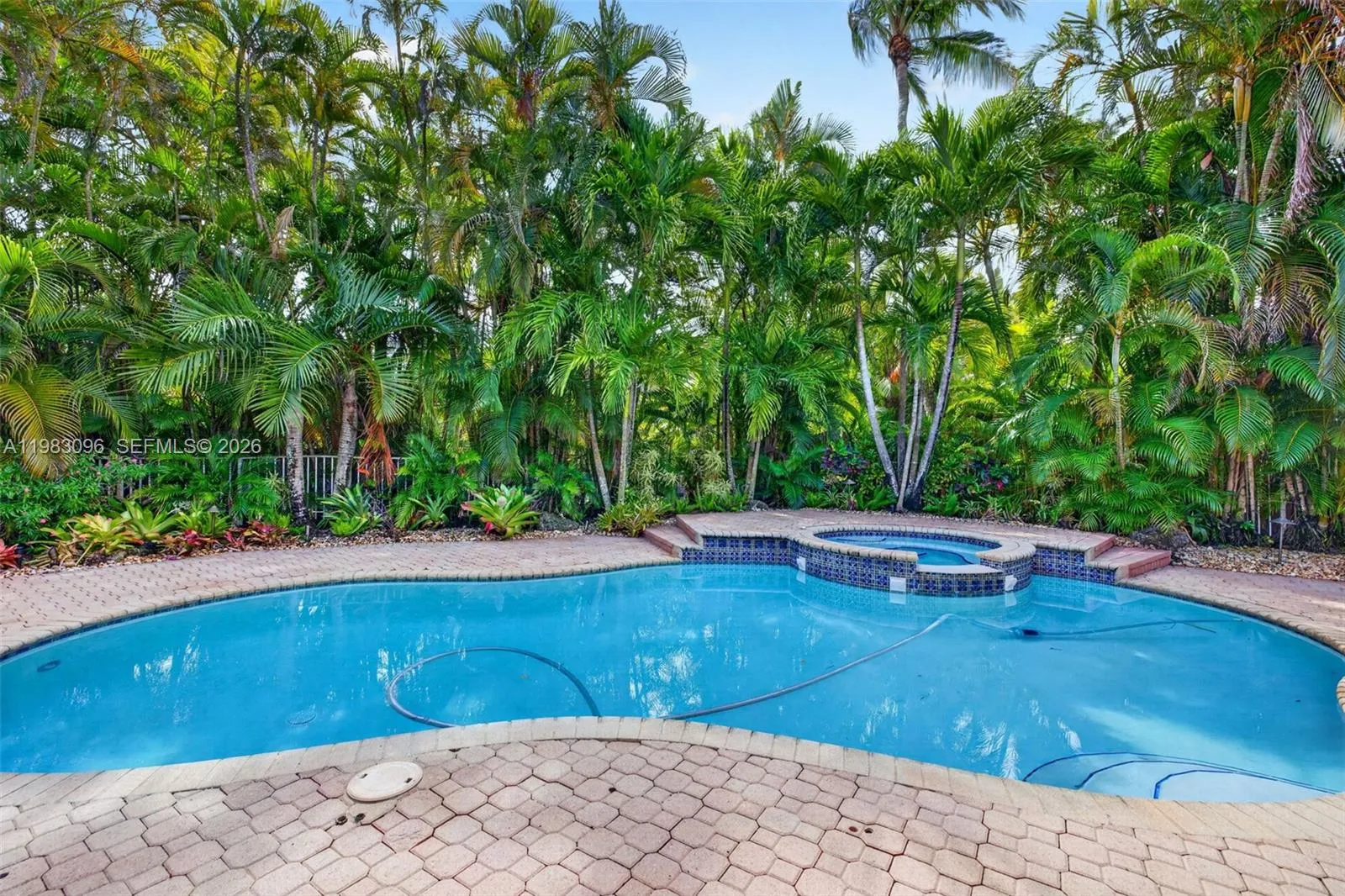 Heated Pool and spa and expanded pavers and overhangs for great parties Heated Pool and spa and expanded pavers and overhangs for great parties