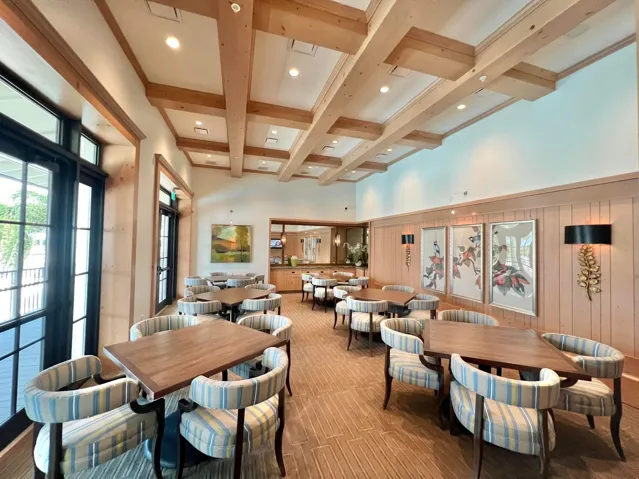 club house dining area
