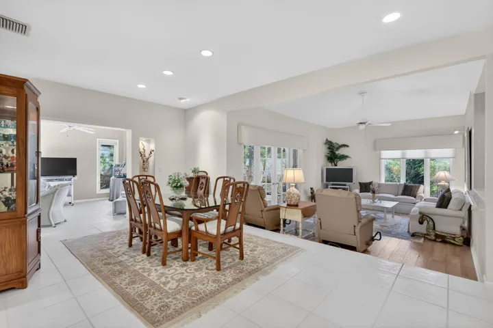 dining and Family rooms