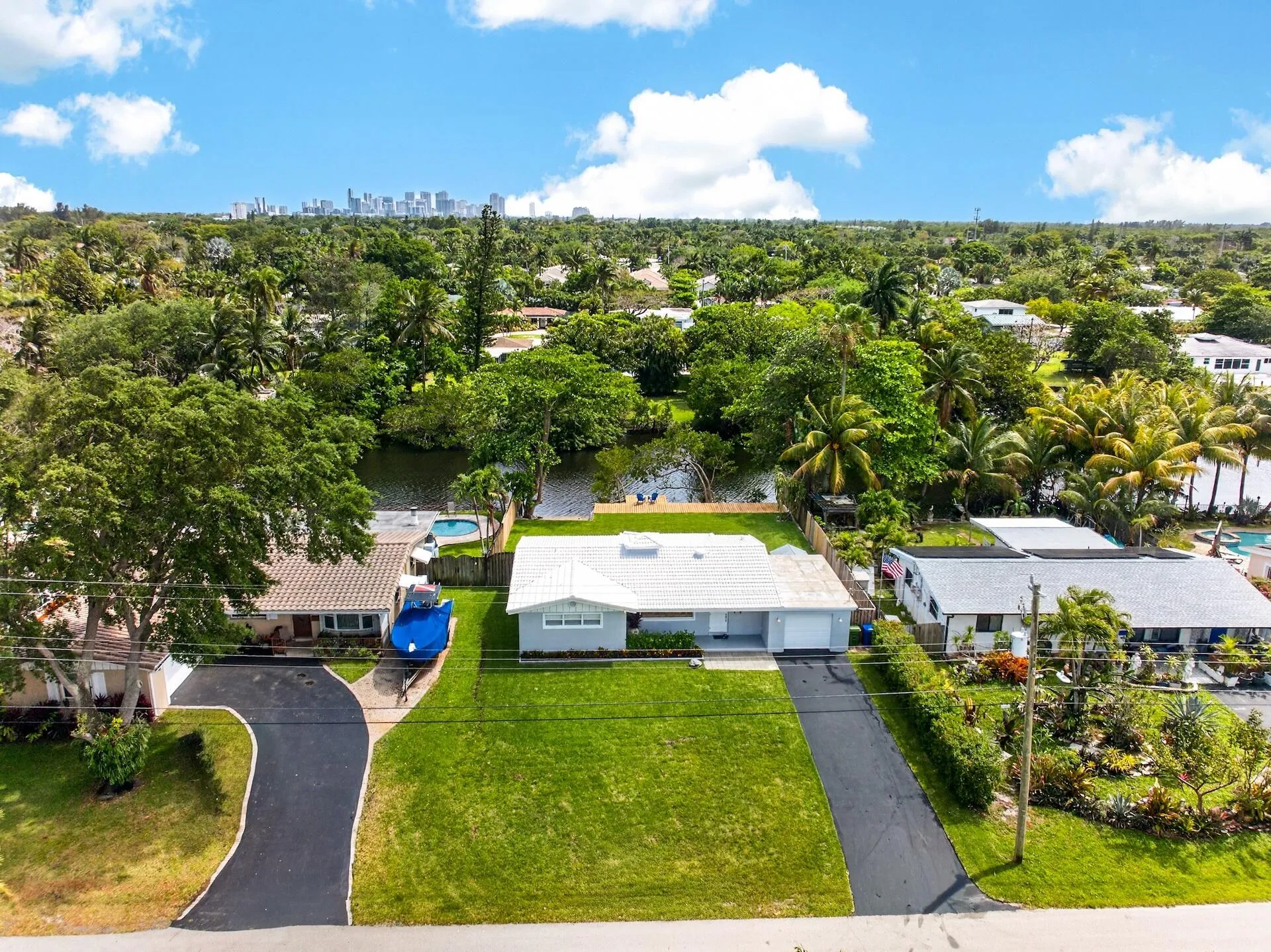 Aerial View of Property