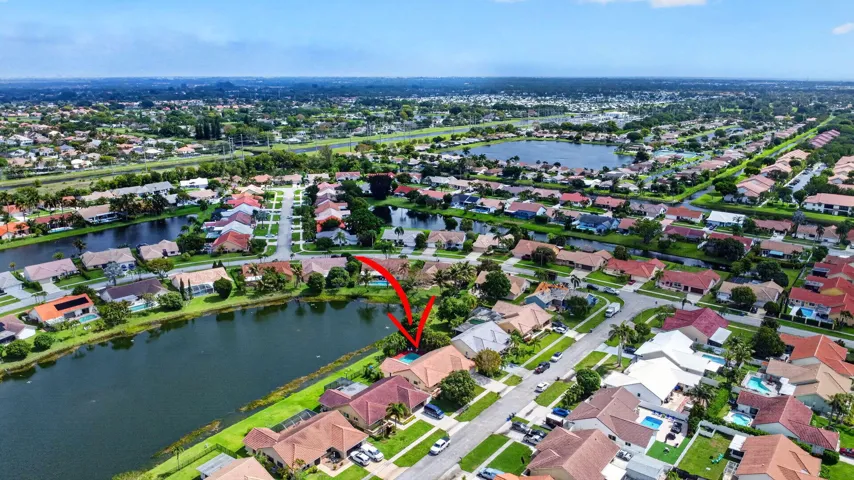 AERIAL VIEW OF PROPERTY