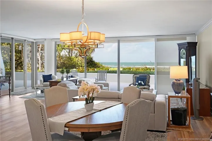 Dining with the Atlantic Ocean as a back drop