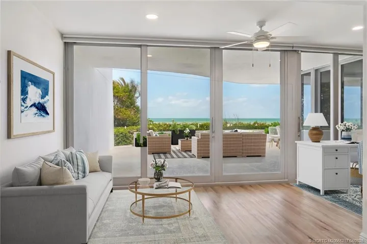 Owner's suite sitting area- virtually staged