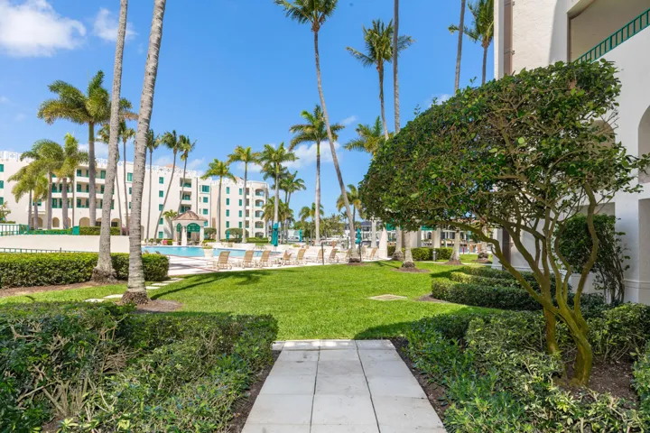 Mizner Village grounds from patio