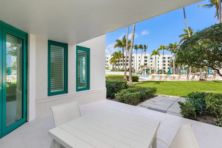 Covered patio