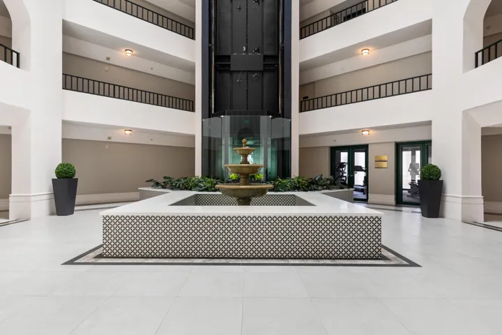 Lobby fountain