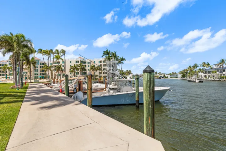 Intracoastal and Lake Boca private walkway for residence