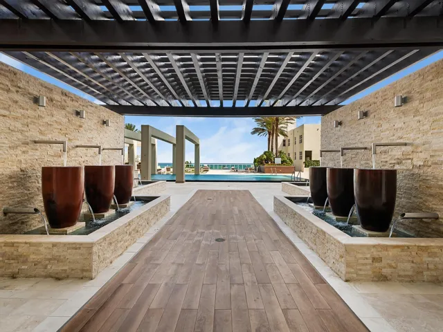Building Pool Walkway