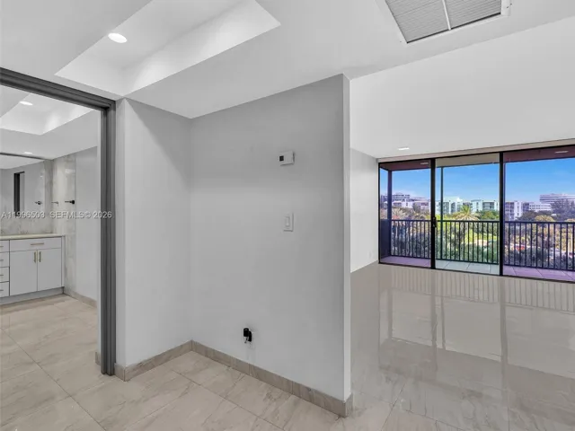 Interior view with access to private bedroom suite