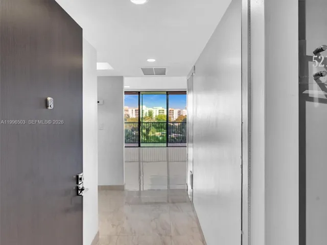 Bright entry leading into living area