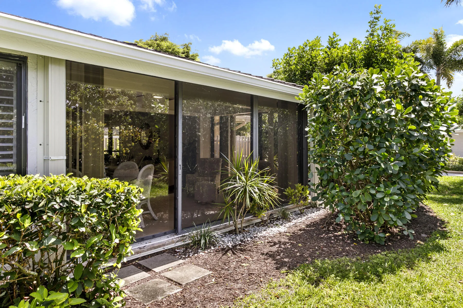 Outside view of Enclosed Porch