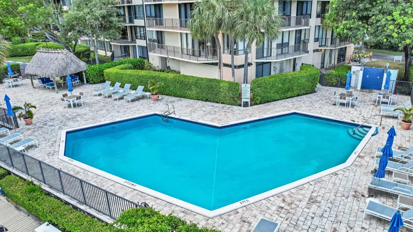 Porta Bella West Pool ariel shot