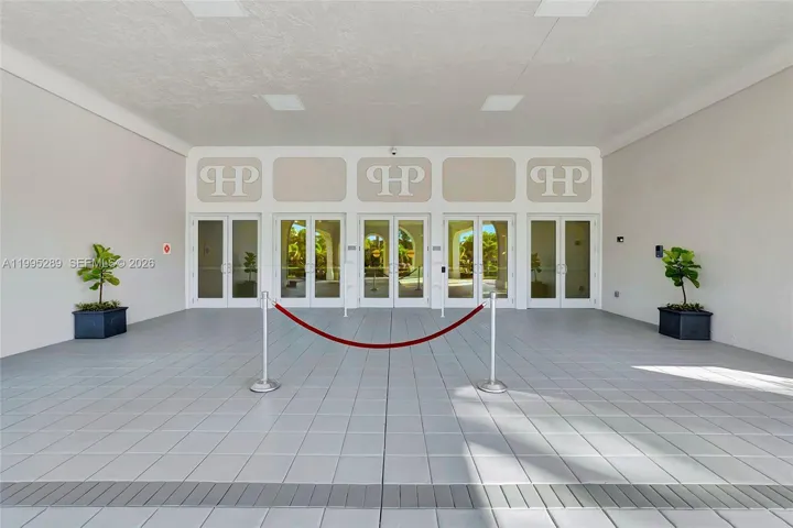 Main entry to the clubhouse