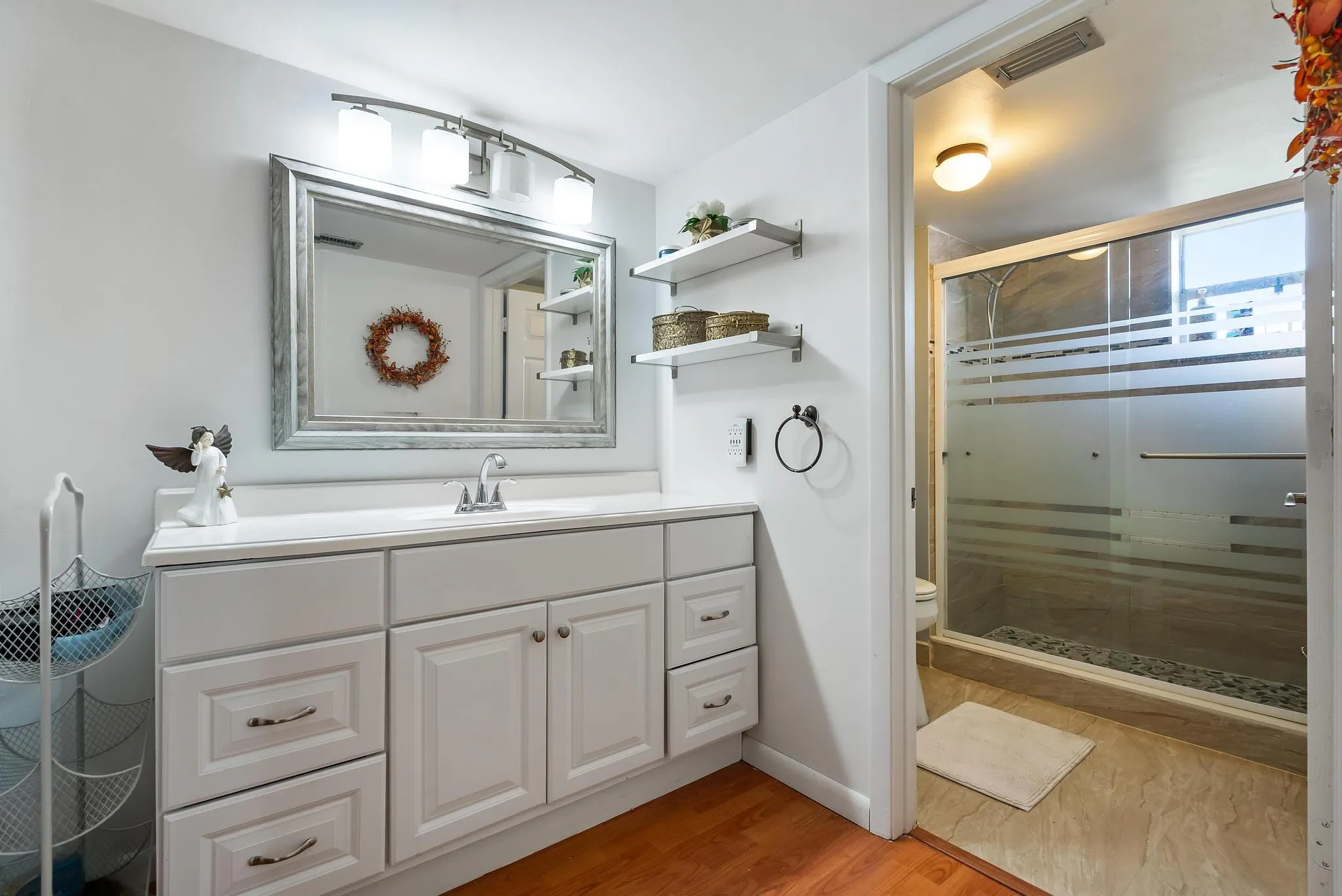 Primary Bathroom with walk-in Shower