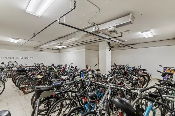 Bike storage room