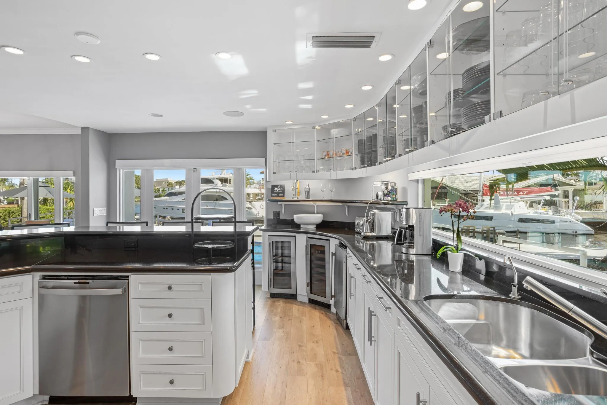 Kitchen with plenty of storage and cabinets