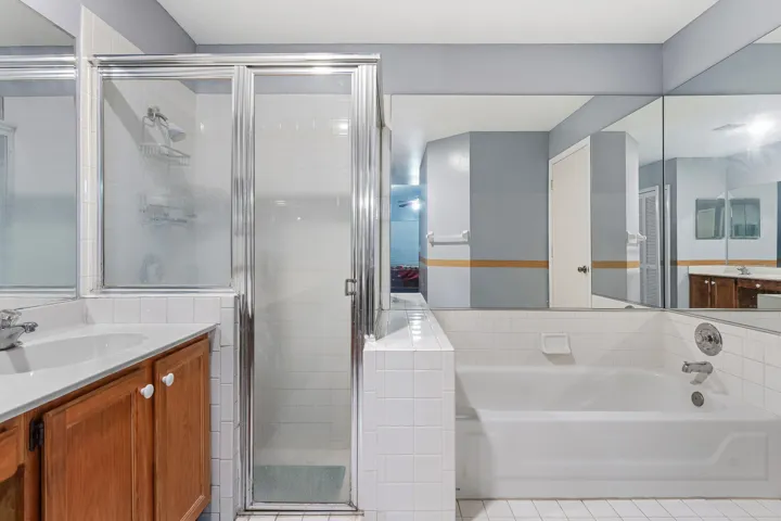 Separate Shower & Separate Tub