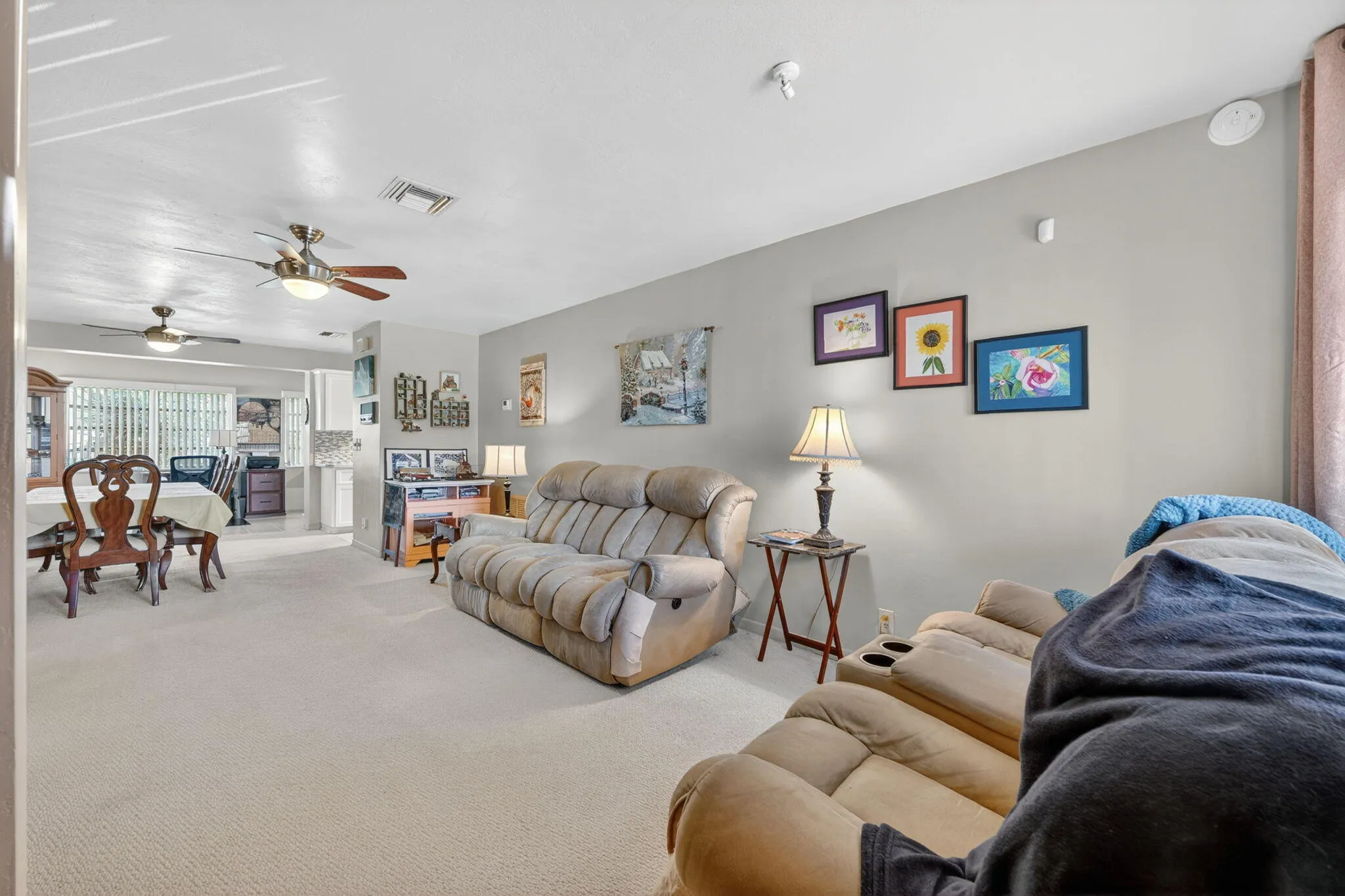 Open floor plan with tons of natural light