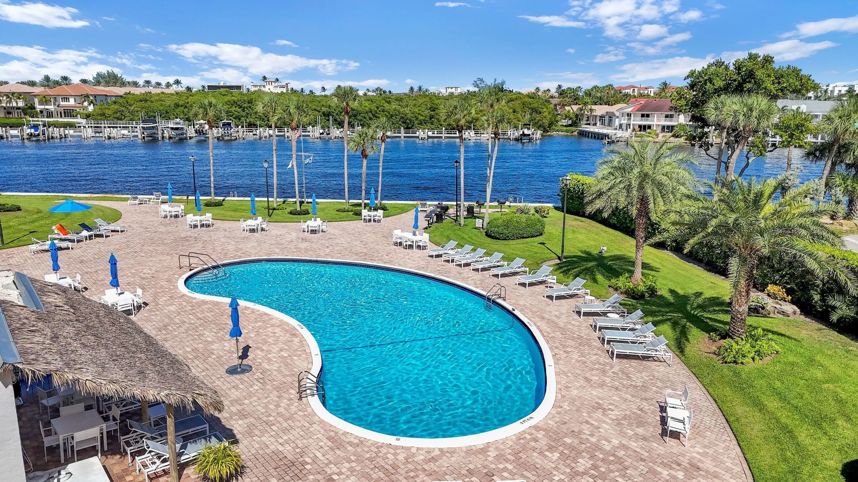 PB aerial intracoastal close pool pic