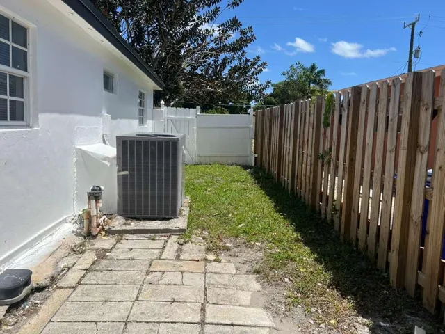 outside