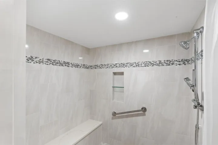Large Master Bathroom Walk-in Shower
