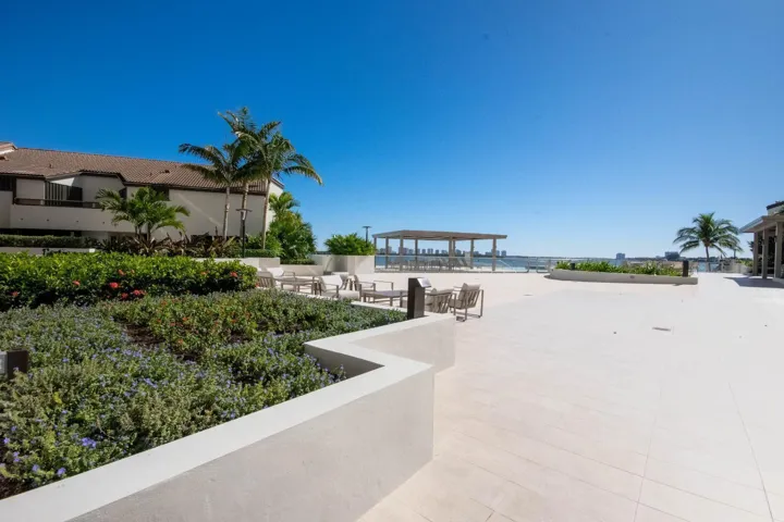 Entrance to Pool and BBQ Area