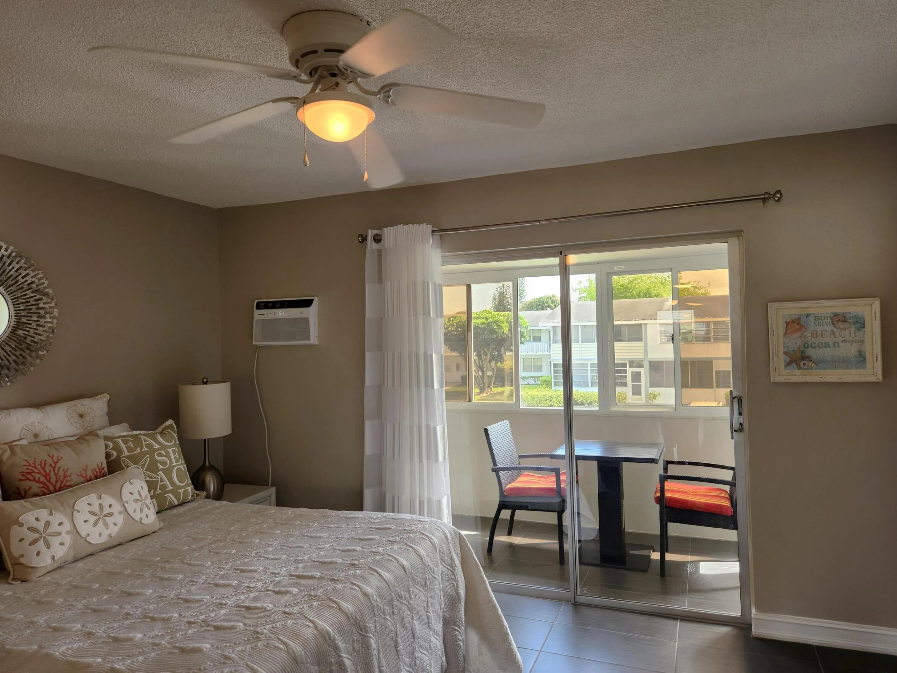 Elegant Bedroom leads to enjoyable balco