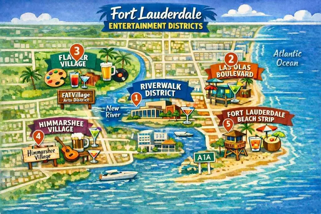 entertainment districts