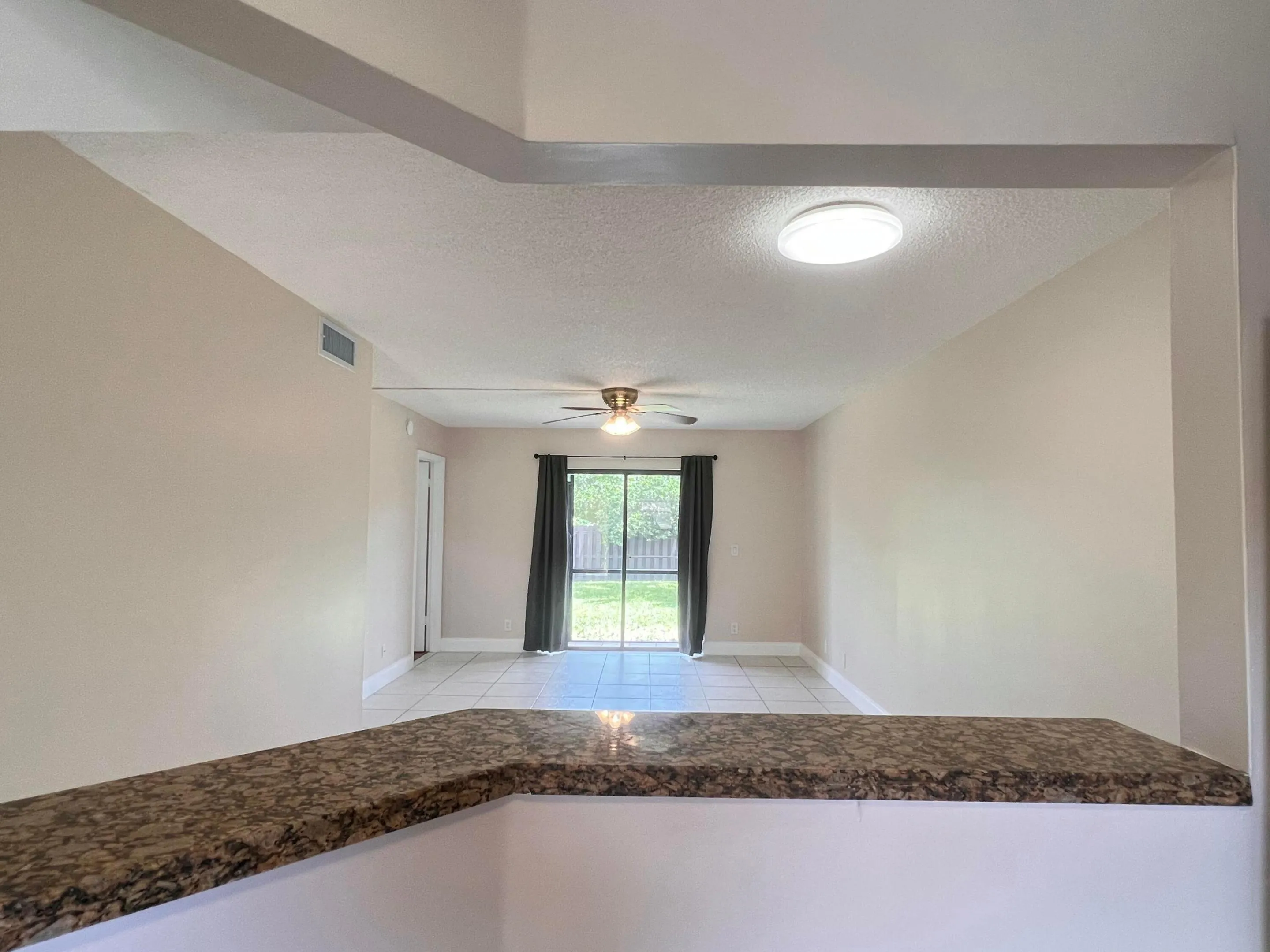Kitchen pass thru window