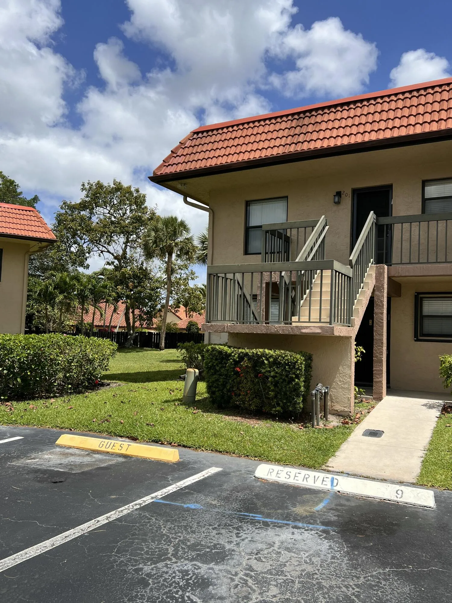 Park right in the front