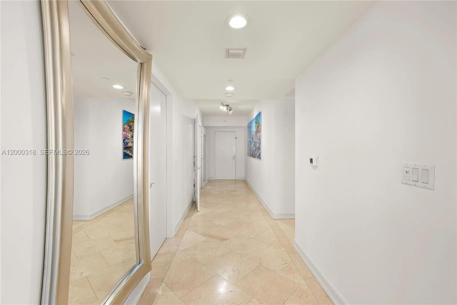 Hallway looking at Front Door